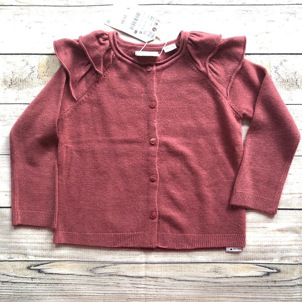 Zara Baby Ruffled Jacket Size 3/4